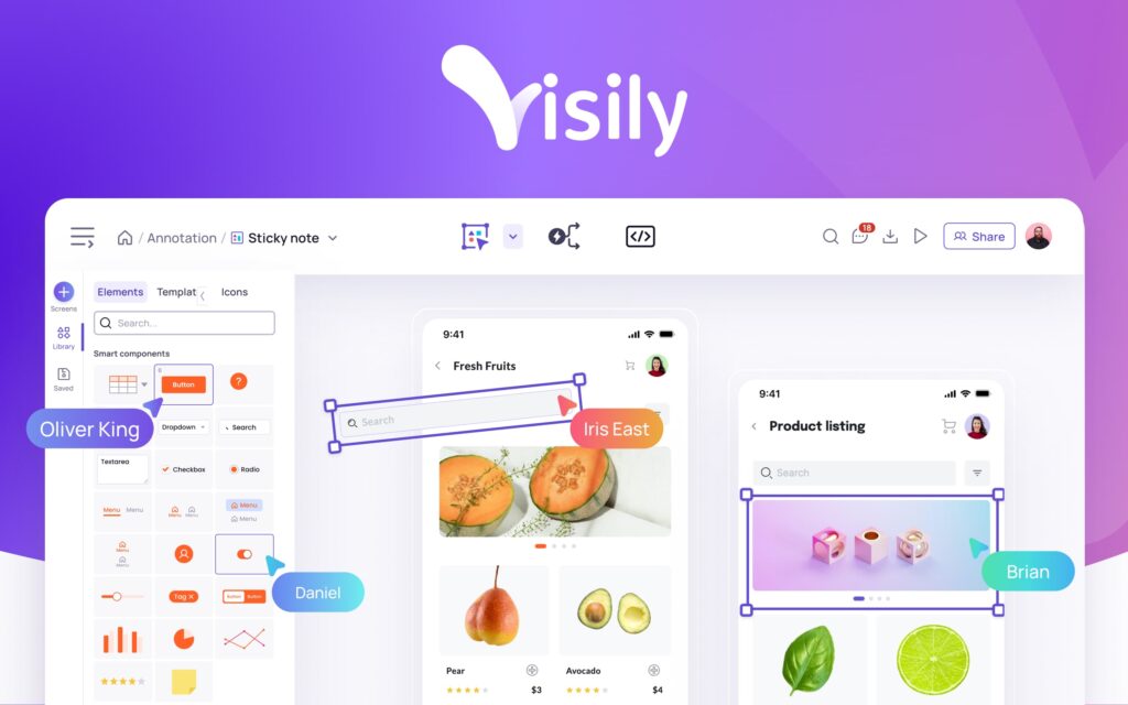 Visily：任何人都可以使用的 UI 设计软件-站帮手 - 免费资源分享